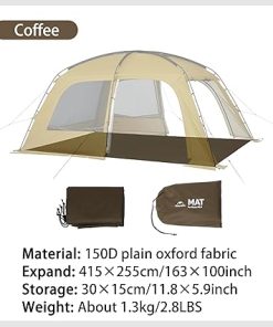 Naturehike Double Tent 4 Seasons with Sun Protection and Waterproof Design 2