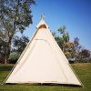 4 Season Outdoor Camping Tent with Chimney for 3-5 Persons Waterproof 4