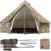 EighteenTek 2-Room Pop Up Shower Tent for Camping and Privacy 4
