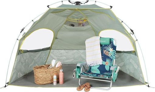 ECO QuickShelter Beach Tent by Lightspeed Outdoors Botanical Lines