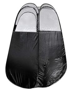 Best Black Spray Tan Tent Folds Easily in 30 Seconds No Logo
