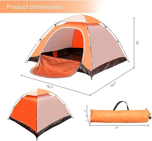 Lightweight Waterproof Backpacking Tent for 2-3 Person Camping - Image 2