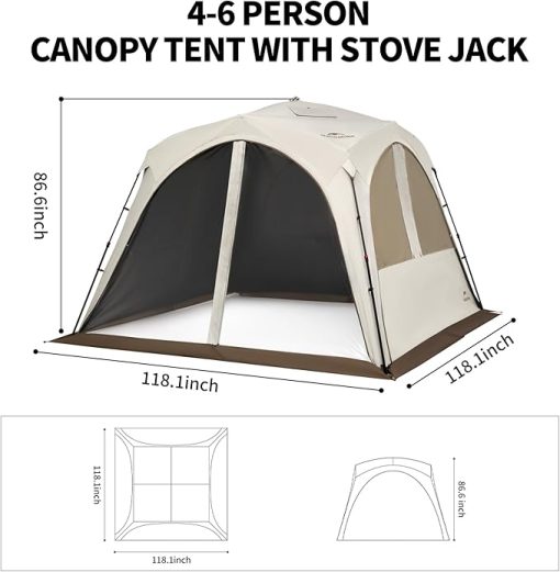 Naturehike Cloud Boundary Camping Tent Easy Pop Up for Outdoor Use - Image 2