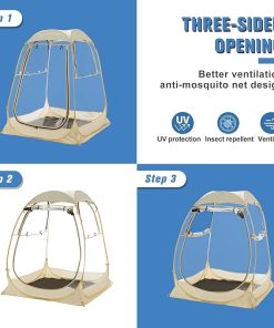 All Weather Sports Tent Instant Pop Up Shelter for Outdoor Events 2
