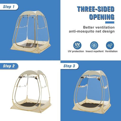 All Weather Sports Tent Instant Pop Up Shelter for Outdoor Events - Image 2