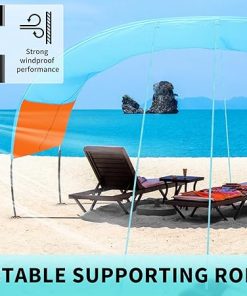 Beach Canopy Sun Shade Portable Tent for Family Camping and Vacation 2
