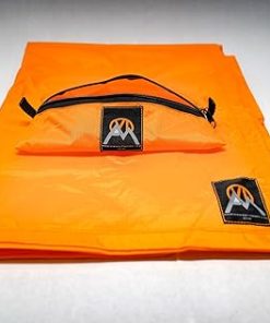 Ultralight Waterproof Tarp for Camping and Survival 54×72 Inches Orange