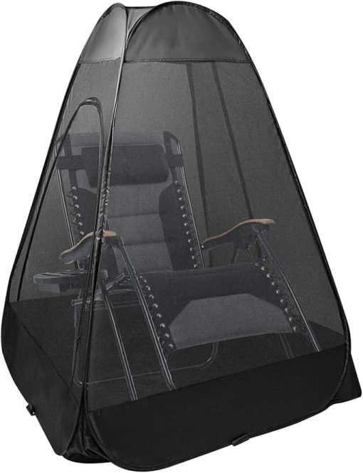 1-Person Pop Up Camping Chair Tent with Mosquito Net and Bag