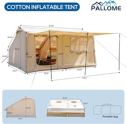 Inflatable Camping Tent and Glamping Tents for Outdoor Adventures 2 Inflatable Camping Tent and Glamping Tents for Outdoor Adventures - Image 2