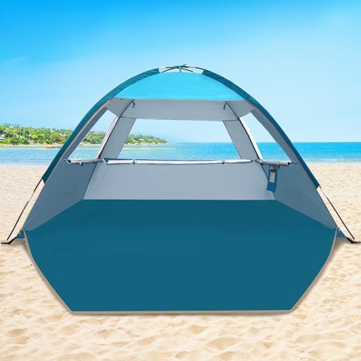 Beach Tent Sun Shade for 3-10 Person UPF 50+ Lightweight and Easy Set Up - Image 2