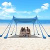 Portable Beach Tent UV Protection Quick Setup Outdoor Shade Canopy