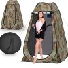 10 x 10 Beach Tent Sun Shelter with Poles Shovel and Carry Bag 3