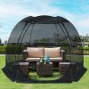 Portable Beach Canopy Umbrella Tent with Carry Bag and Sand Pockets 4