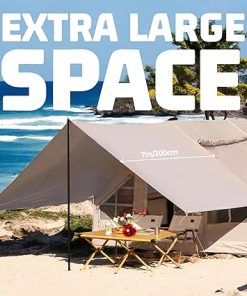 LBF Inflatable Glamping Tent for Quick Setup Camping All-Weather Use 2