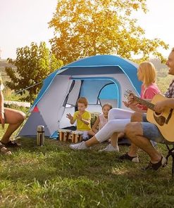 Easy Setup 4 and 6 Person Camping Tent for Hiking and Outdoor Travel 2