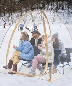 Weatherproof Clear Bubble Tent for Winter Sports and Outdoor Use