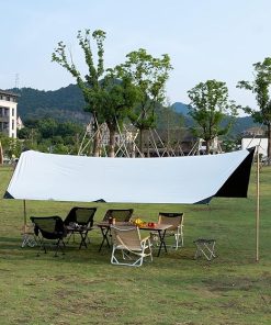 iClimb Waterproof Sun Shield Tarp UPF 50+ for Tent Hammock Camping Backyard Party (Tarp 14’4″ × 9’6″) 2