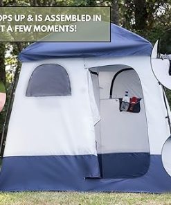 Portable Double Shower and Changing Tent for Beach and Camping 2