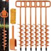 WILDROAD Telescoping Tarp Poles 8.37 ft Portable Aluminum Set of 2 4