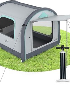 Inflatable SUV Tent for Camping Quick Setup 6 Person Waterproof Awning