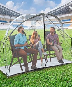 All-Weather Ultra-Stable Sport Camping Tent Fits 3 Chairs or Bed