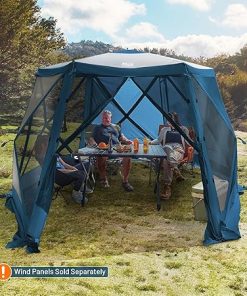 Timber Ridge Pop Up Gazebo 12 x 11ft Portable Screen House Fits 6 2