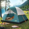 Night Cat Pop Up Tent for 3 Persons Waterproof Family Camping 3