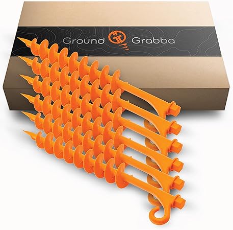 Lite Orange Tent Stakes for Sand and Soft Ground – 6 Pack Lite Orange Tent Stakes for Sand and Soft Ground - 6 Pack