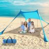 CLAM Quick-Set Rain Fly for Pavilion Canopy Tent Light Tan 3