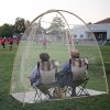 Eighteentek Sports Tent 7’X4’X6.5’H, Instantly Pop-up Shelter Providing Protection from Cold, Wind, Rain, 540° Panoramic Clean Bubble Tent for Sports Events, Camping, Fishing, Cheering, Parades