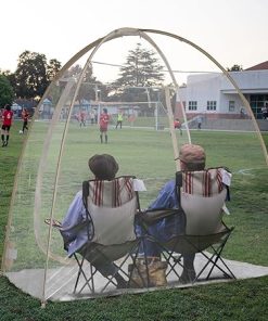 Eighteentek Sports Tent 7’X4’X6.5’H, Instantly Pop-up Shelter Providing Protection from Cold, Wind, Rain, 540° Panoramic Clean Bubble Tent for Sports Events, Camping, Fishing, Cheering, Parades