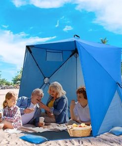 Eagle Peak Beach Tent UPF50+ Sun Shade Water Resistant for 3-4 People