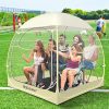 6 Person Camping Tent with Screen Porch and 2 Folding Chairs 4