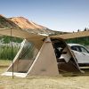 Tangkula Oversize Double Room Shower Tent with Removable Rain Fly 3