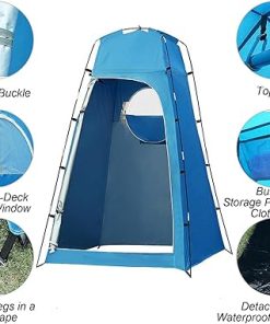Camping Shower Tent Privacy Shelter Changing Room for Portable Toilet 2