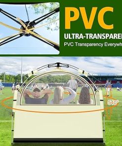 All Weather Sports Tent with Detachable Cover for 1-4 People 2