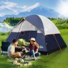 DANCHEL Waterproof Inflatable Camping Tent for 1-3 Persons 3m 3