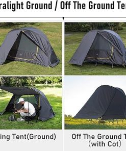 Ultralight 4 Season Solo Tent Waterproof for Backpacking Camping 2