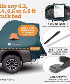 Truck Bed Tent for 6.2-6.5 ft Trucks Waterproof and Windproof Camping 2