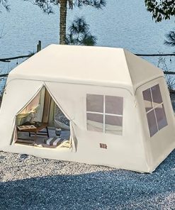 Inflatable Camping Tents for 3-4 People Easy Setup Waterproof