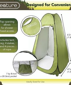 Neature 6ft Pop Up Privacy Tent for Camping Shower and Changing Use 2