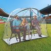 All-Weather Sports Tent for 3 Chairs or Camp Bed with 50°F Boost