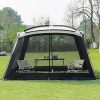 11×11 Ft Screen House Tent Canopy for Camping Backyard Beach Use