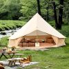 YOLENY Waterproof Bell Tent for Family Camping and Glamping