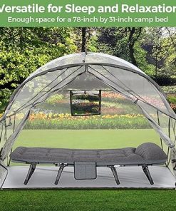 All-Weather Sports Tent for 3 Chairs or Camp Bed with 50°F Boost 2
