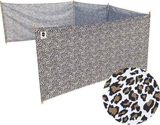 Sand Leopard Pro Beach Windscreen Lightweight Privacy Screen 20 ft
