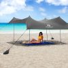 Red Suricata Beach Tent with Canopy and UPF50 Sun Shade, Large