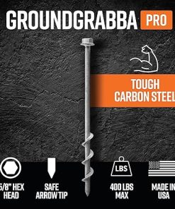 Premium Drill Driven Ground Anchors for Hard Ground Tent Stakes 2