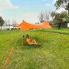Portable 10x10FT Beach Tent Shelter with UPF50 Protection and Poles 3